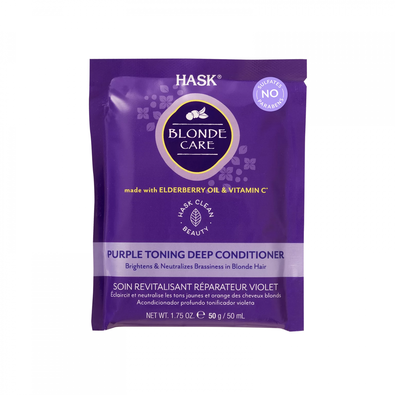 Hask Blonde Care Purple Deep Conditioner, 1.75 Oz